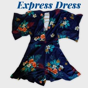 Express floral dressy romper